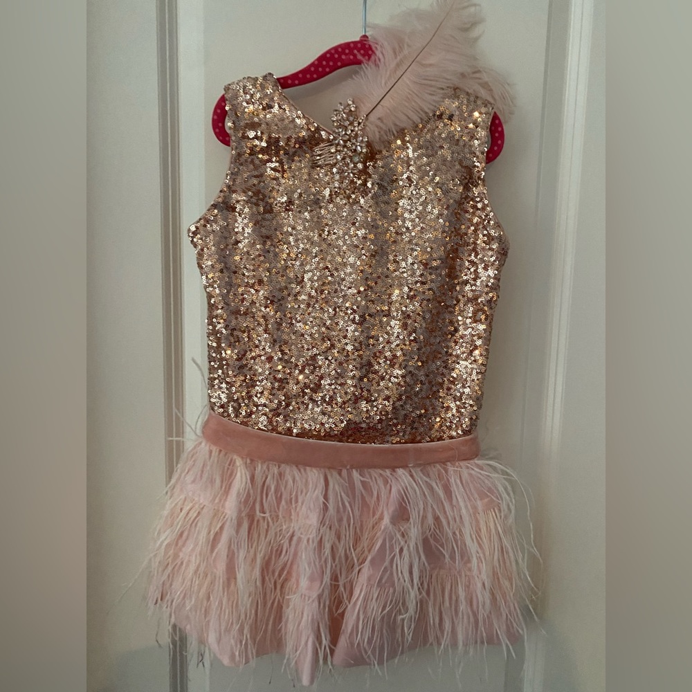Light pink dance costume